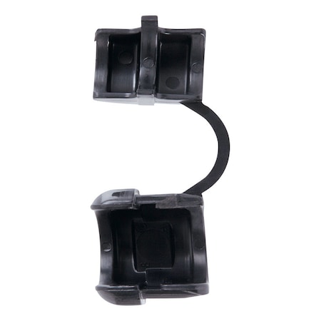 Jandorf Cable Protector, 1 in L, Nylon, Black 61414